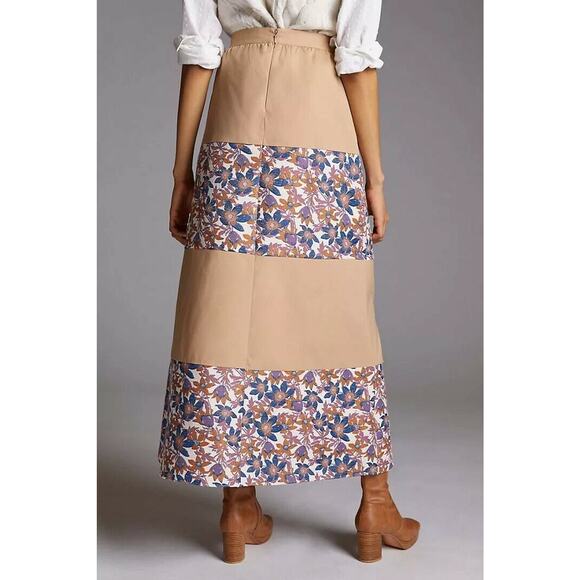 NWD Anthropologie Sachin & Babi Jacquard Tiered Maxi Skirt Sz 6 $170 - Picture 12 of 12